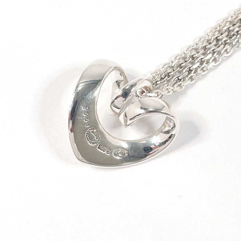 Georg Jensen Necklace 2001 Heart Double chain Silver925 Silver unisex Second hand