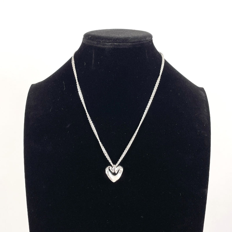 Georg Jensen Necklace 2001 Heart Double chain Silver925 Silver unisex Second hand
