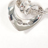 Georg Jensen Necklace 2001 Heart Double chain Silver925 Silver unisex Second hand