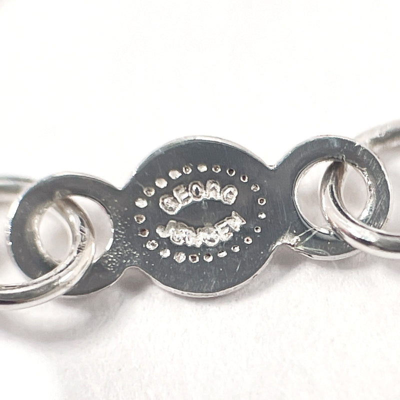 Georg Jensen Necklace 2001 Heart Double chain Silver925 Silver unisex Second hand
