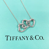 TIFFANY&Co. Necklace Triple heart Silver925 Silver Women Second hand