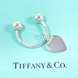 TIFFANY&Co. key ring Heart tag Key ring Silver925 Silver Women Second hand