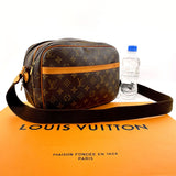 LOUIS VUITTON Shoulder Bag M45254 Reporter PM Monogram canvas Brown unisex Second hand