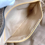 GUCCI Tote Bag Old Gucci Sherry line GG Supreme Canvas/leather Brown unisex Second hand