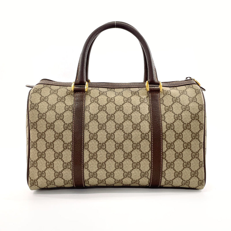 GUCCI Handbag 40.02.007 Mini Boston Sherry Line Old Gucci GG Supreme Canvas/leather Brown unisex Second hand