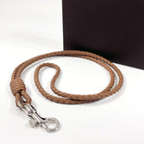 BOTTEGAVENETA strap Neck strap Intrecciato leather Brown unisex Second hand