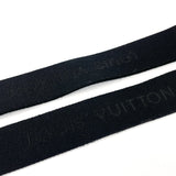 LOUIS VUITTON Shoulder strap canvas Black unisex Second hand