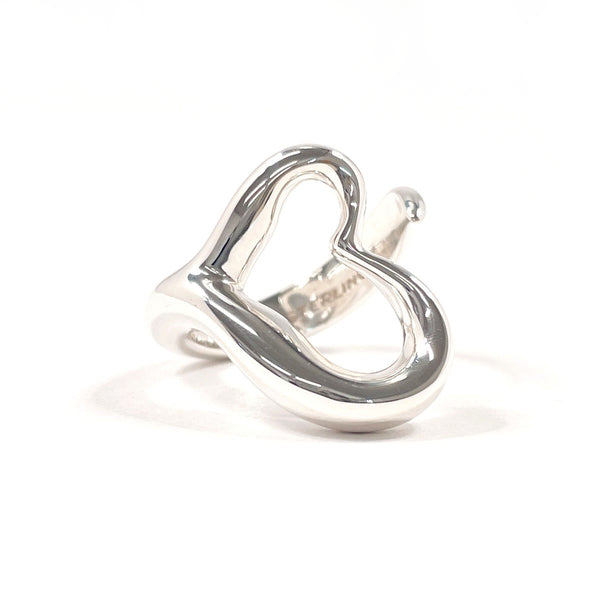 TIFFANY&Co. Ring Open heart Elsa Peretti Sterling Silver #US 5 Silver Women Second hand
