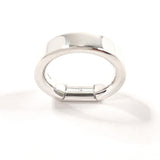 GUCCI Ring logo Silver925 #US 6 Silver unisex Second hand