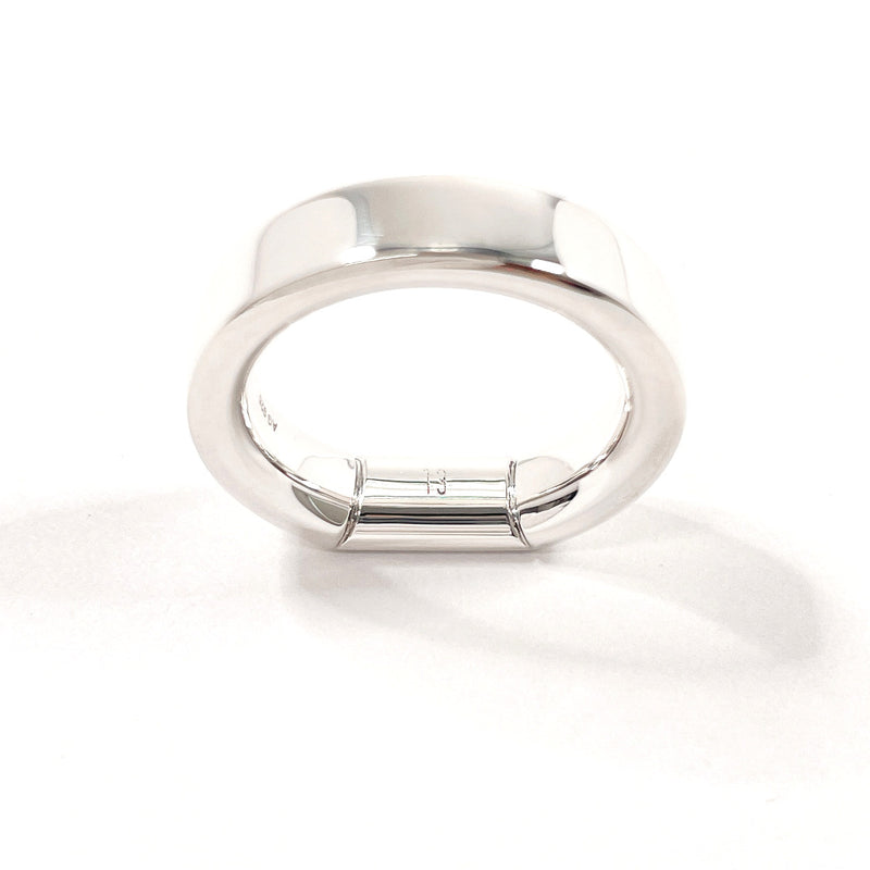 GUCCI Ring logo Silver925 #US 6 Silver unisex Second hand