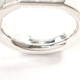 GUCCI Ring logo Silver925 #US 6 Silver unisex Second hand