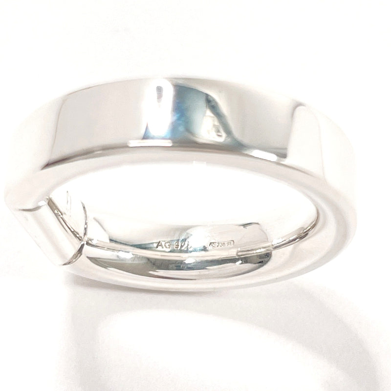 GUCCI Ring logo Silver925 #US 6 Silver unisex Second hand