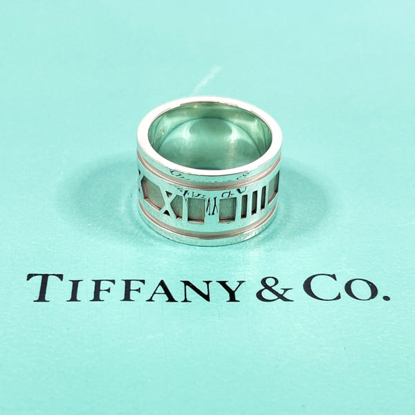 TIFFANY&Co. Ring Atlas Wide ring Silver925 #US 5 3/4 Silver unisex Second hand