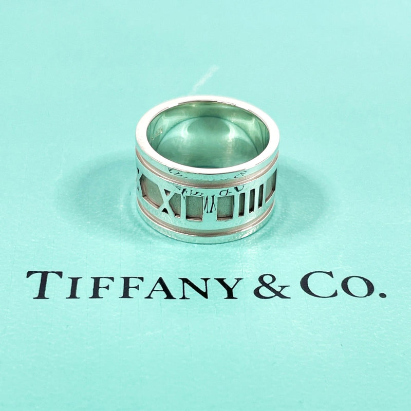TIFFANY&Co. Ring Atlas Wide ring Silver925 #US 5 3/4 Silver unisex Second hand