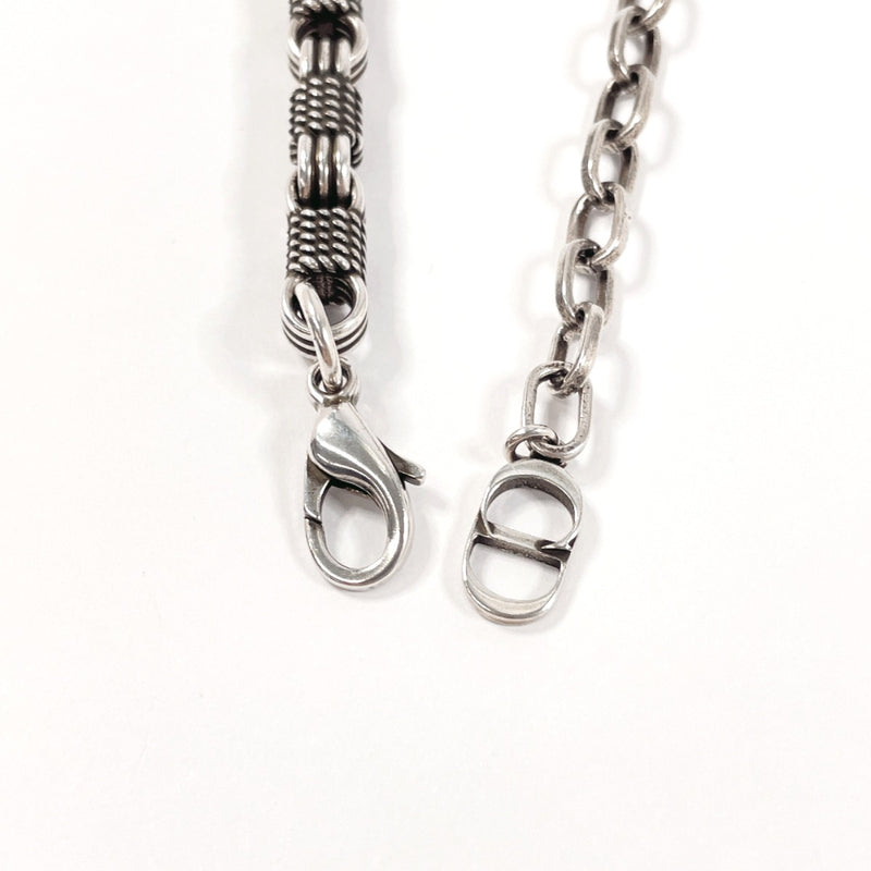 Dior Necklace CD diamond Silver Silver unisex Second hand