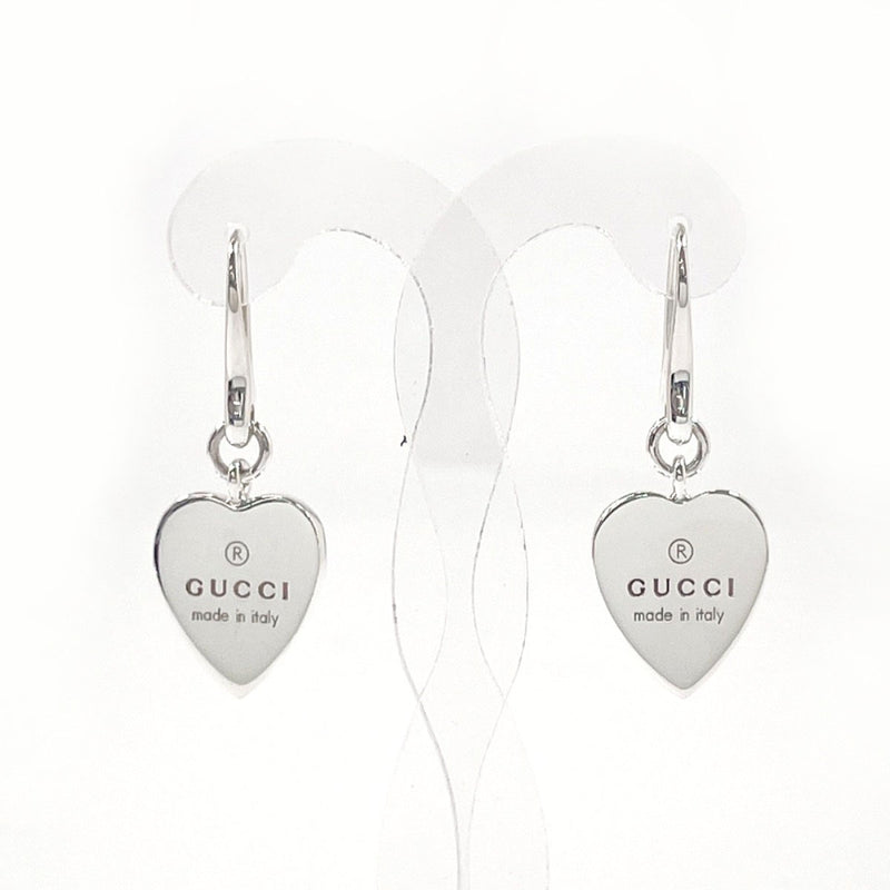 GUCCI earring Trademark Heart Silver925 Silver Women Second hand