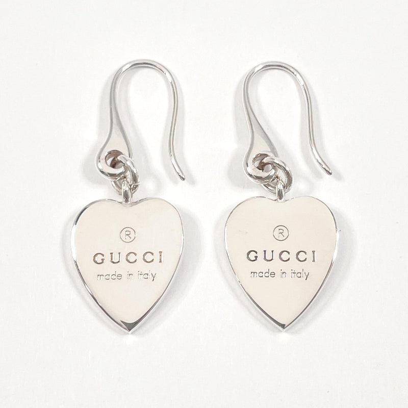 GUCCI earring Trademark Heart Silver925 Silver Women Second hand