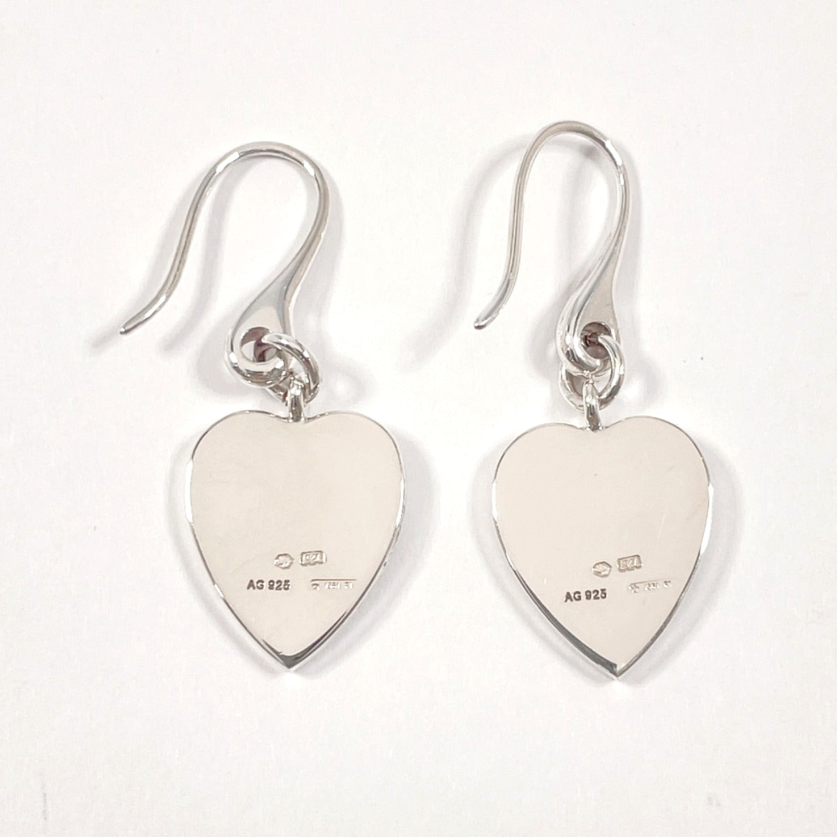 GUCCI earring Trademark Heart Silver925 Silver Women Second