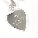 GUCCI earring Trademark Heart Silver925 Silver Women Second hand