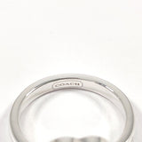 COACH Ring heart logo Silver925 #US 4 3/4 Silver Women Second hand