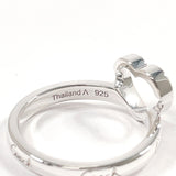 COACH Ring heart logo Silver925 #US 4 3/4 Silver Women Second hand