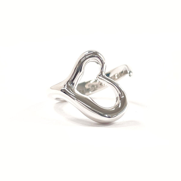 TIFFANY&Co. Ring Open heart Elsa Peretti Sterling Silver #US 6 Silver Women Second hand