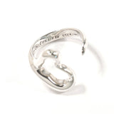 TIFFANY&Co. Ring Open heart Elsa Peretti Sterling Silver #US 6 Silver Women Second hand
