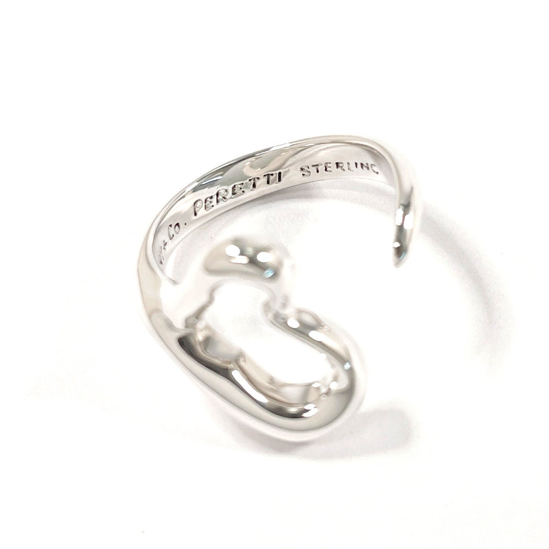 TIFFANY&Co. Ring Open heart Elsa Peretti Sterling Silver #US 6 Silver Women Second hand