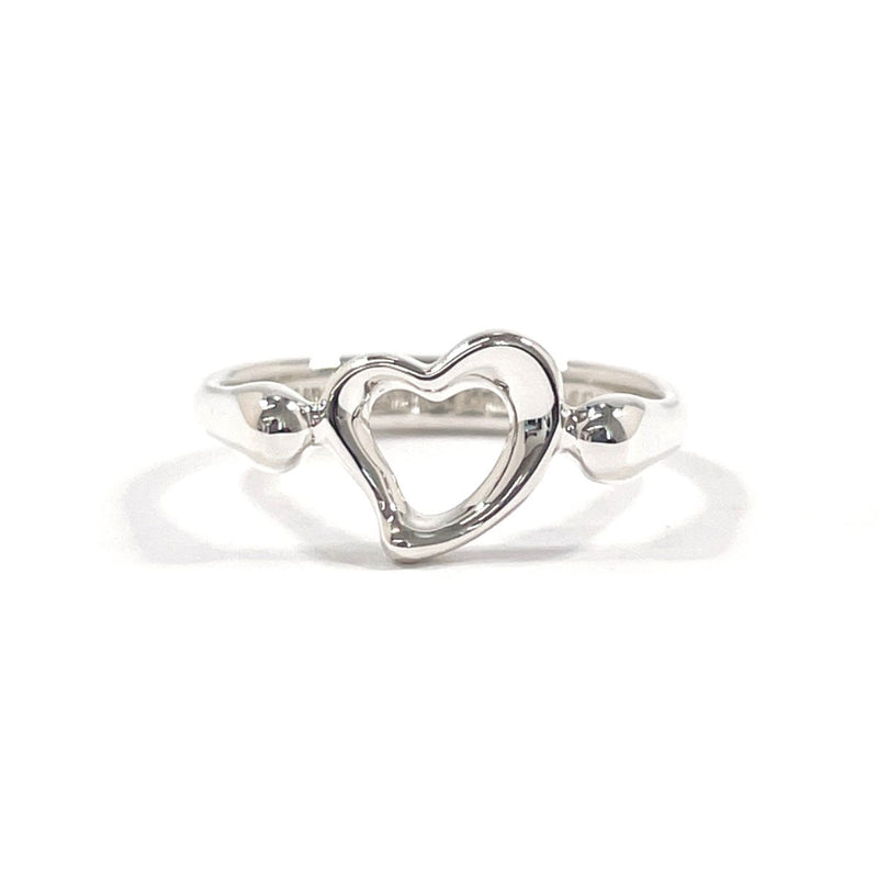 TIFFANY&Co. Ring Open heart Elsa Peretti Silver925 #US 6 Silver Women Second hand