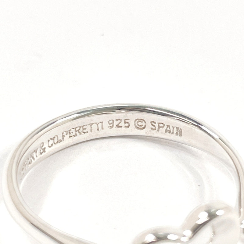 TIFFANY&Co. Ring Open heart Elsa Peretti Silver925 #US 6 Silver Women Second hand