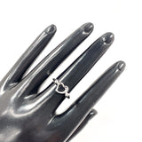 TIFFANY&Co. Ring Open heart Elsa Peretti Silver925 #US 6 Silver Women Second hand