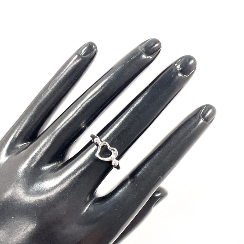 TIFFANY&Co. Ring Open heart Elsa Peretti Silver925 #US 6 Silver Women Second hand