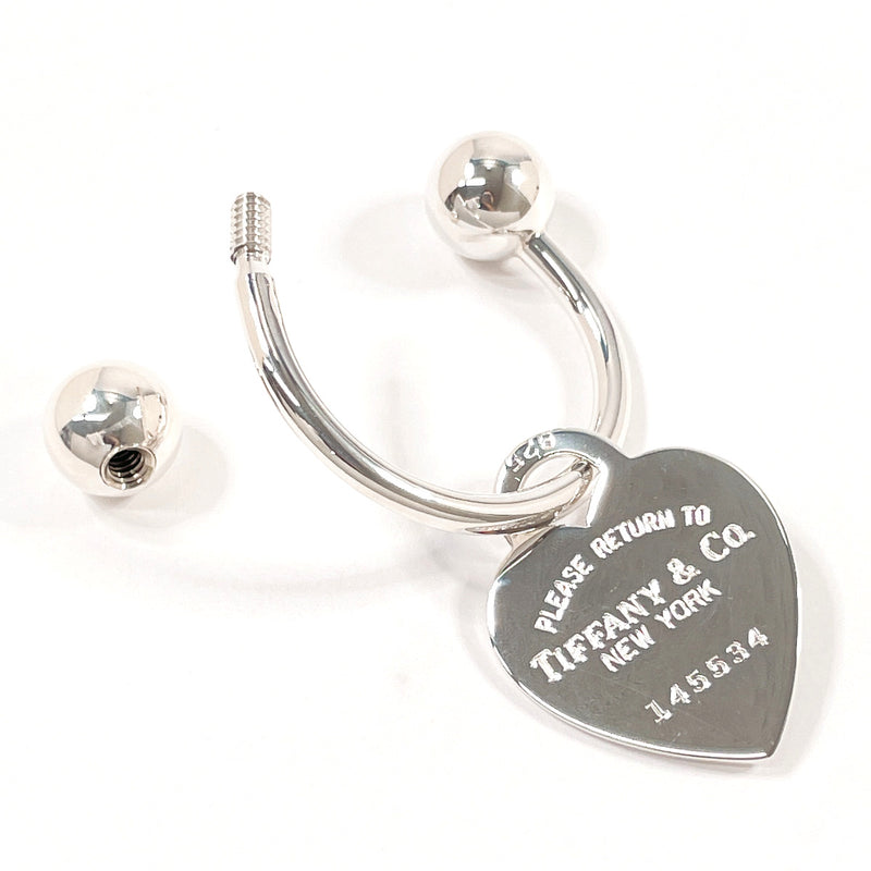 TIFFANY&Co. key ring heart tag key ring Return to Silver925 Silver Women Second hand