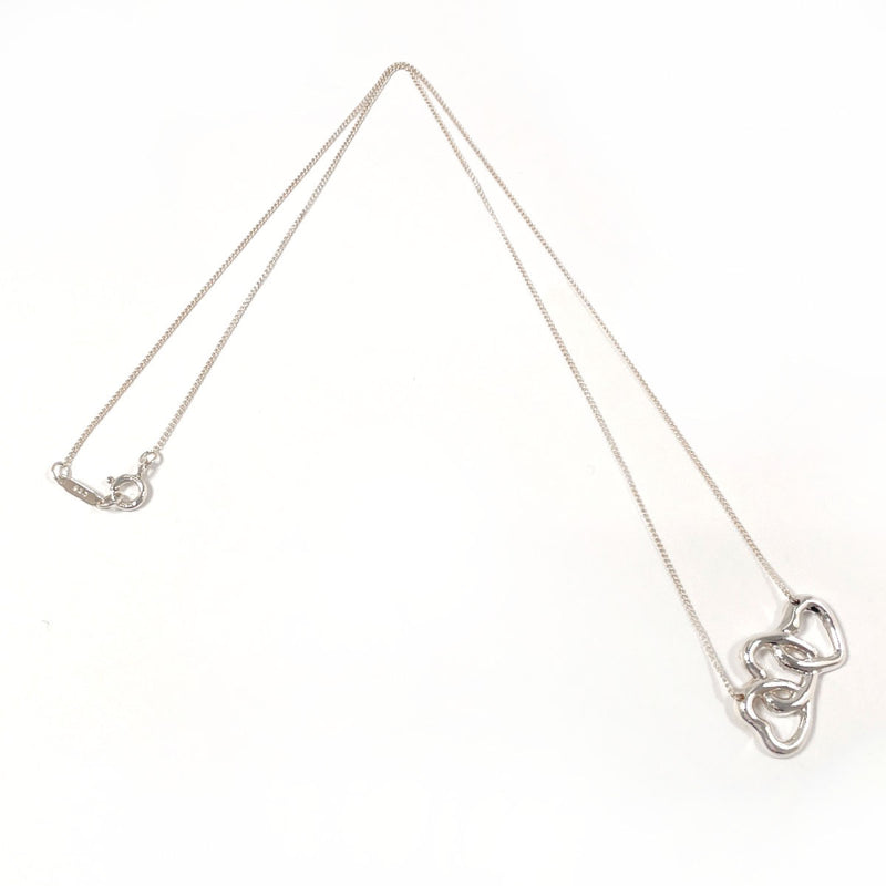 TIFFANY&Co. Necklace Triple heart Silver925 Silver Women Second hand