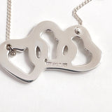 TIFFANY&Co. Necklace Triple heart Silver925 Silver Women Second hand