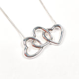TIFFANY&Co. Necklace Triple heart Silver925 Silver Women Second hand