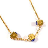 LOUIS VUITTON Necklace M65096 Corey Gamble metal/Swarovski gold Women Second hand