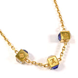 LOUIS VUITTON Necklace M65096 Corey Gamble metal/Swarovski gold Women Second hand