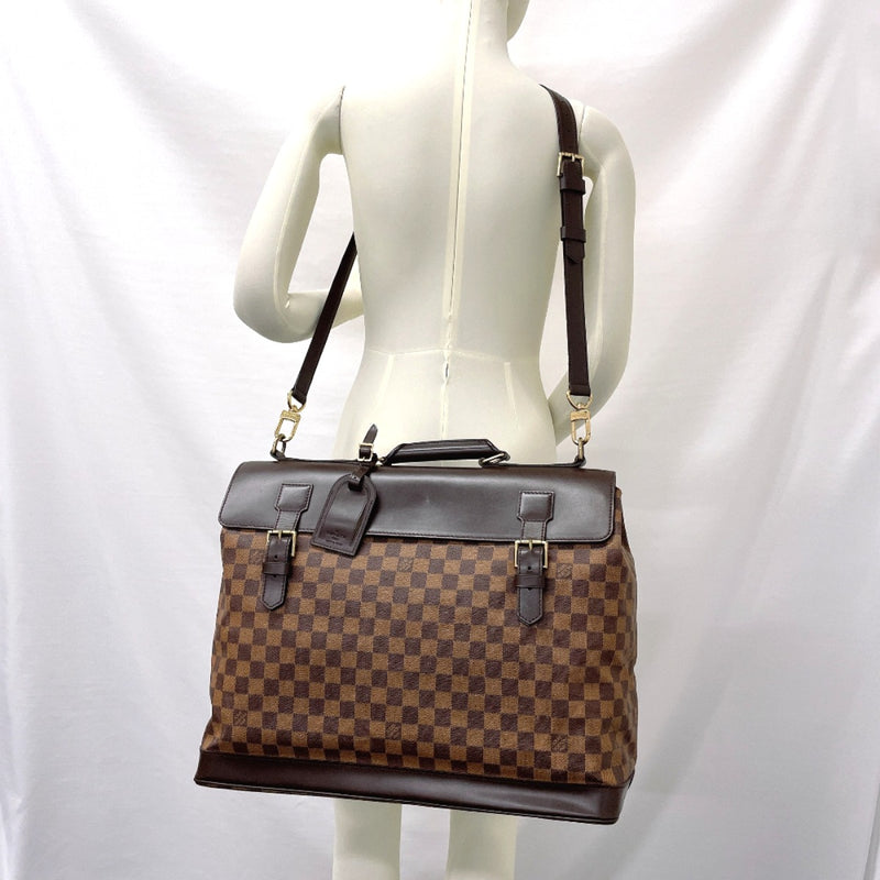 LOUIS VUITTON Boston bag N41130 West end PM Damier Brown mens Second hand