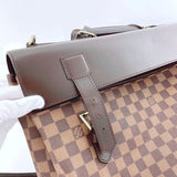 LOUIS VUITTON Boston bag N41130 West end PM Damier Brown mens Second hand