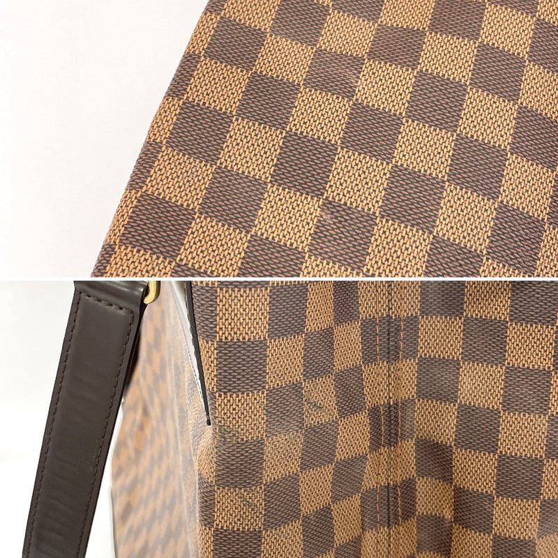 LOUIS VUITTON Boston bag N41130 West end PM Damier Brown mens Second hand