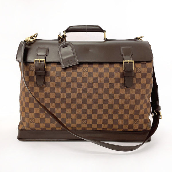 LOUIS VUITTON Boston bag N41130 West end PM Damier Brown mens Second hand