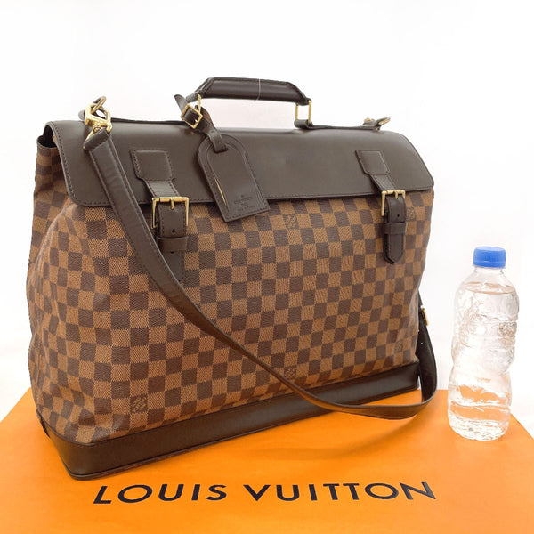 LOUIS VUITTON Boston bag N41130 West end PM Damier Brown mens Second hand