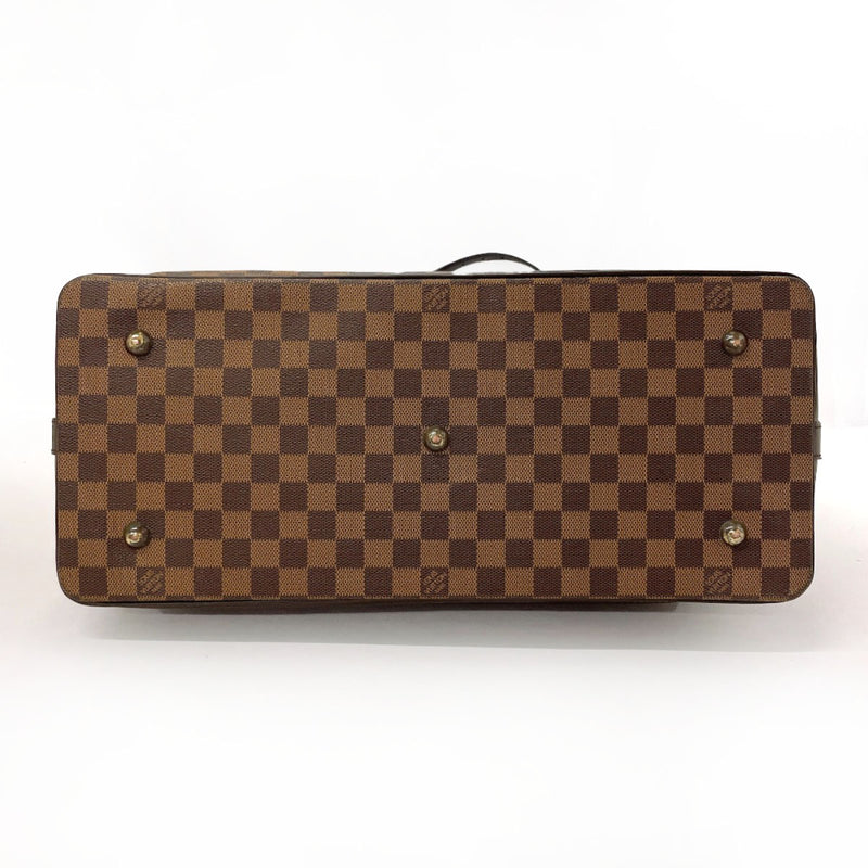 LOUIS VUITTON Boston bag N41130 West end PM Damier Brown mens Second hand