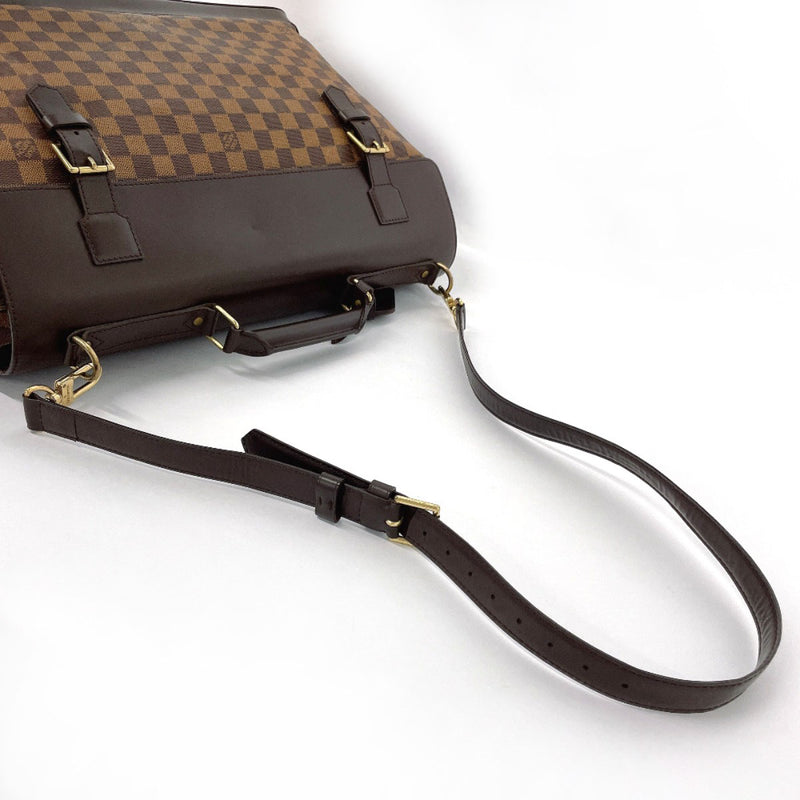 LOUIS VUITTON Boston bag N41130 West end PM Damier Brown mens Second hand