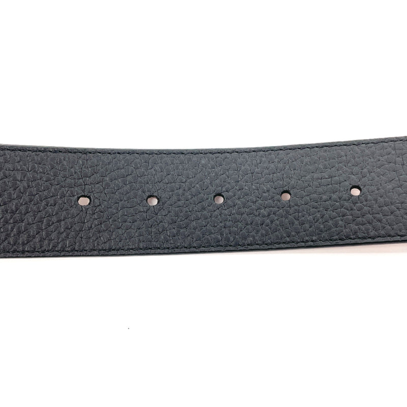 LOUIS VUITTON belt M9151 Sunture LV Initial reversible Taurillon Clemence Black Black mens Second hand