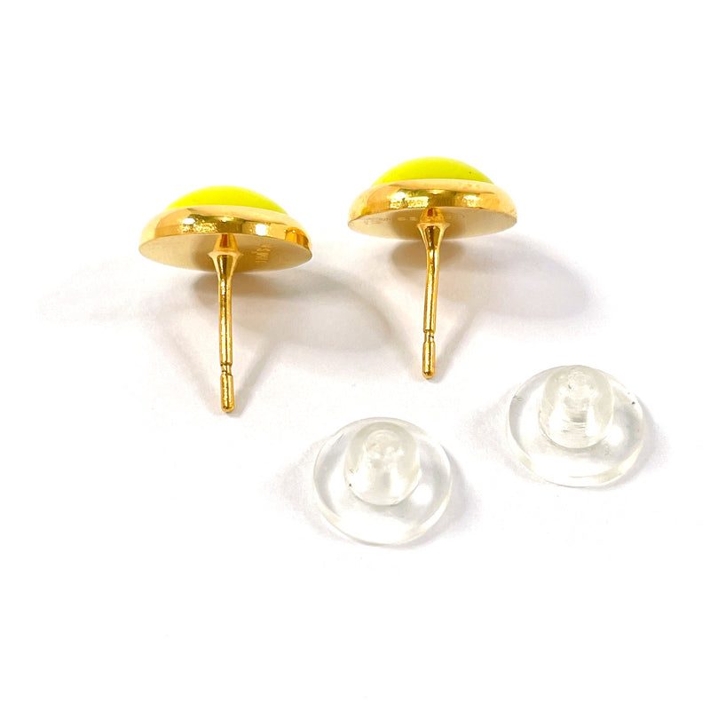 HERMES earring Eclipse metal gold gold Women Second hand