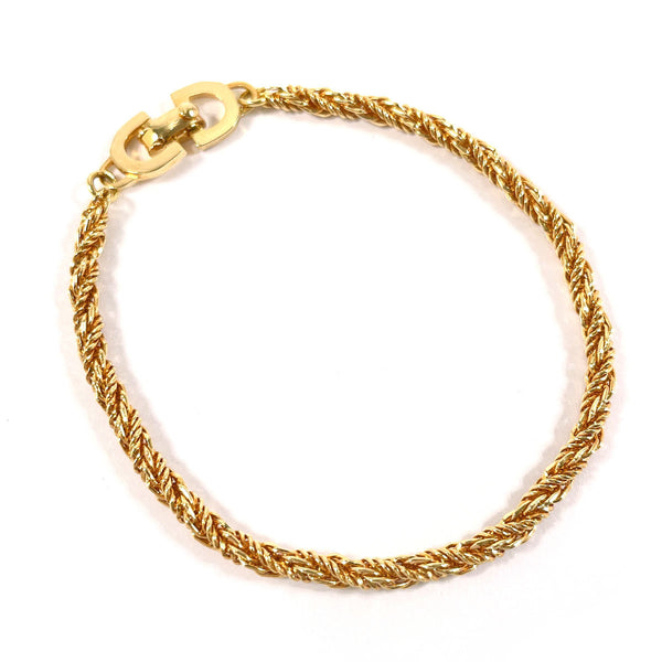 Christian Dior bracelet vintage metal gold Women Second hand