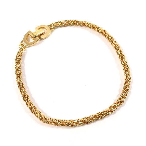 Christian Dior bracelet vintage metal gold Women Second hand