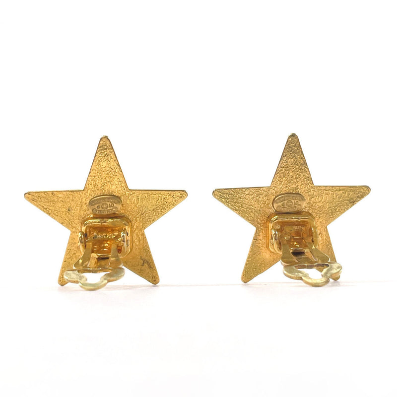 CHANEL Earring Star COCO Mark Gold Plated gold gold 01 P Women Second hand